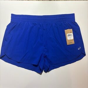 ASICS Women's Vibrant Blue Athletic Shorts